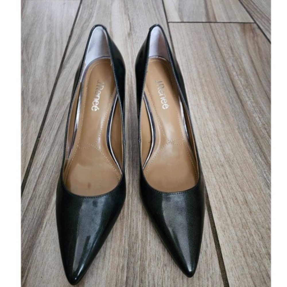 J. Renee Women's Maressa Dress Alegant Pump Pewter Size Casual 9.5 - Picture 3 of 10